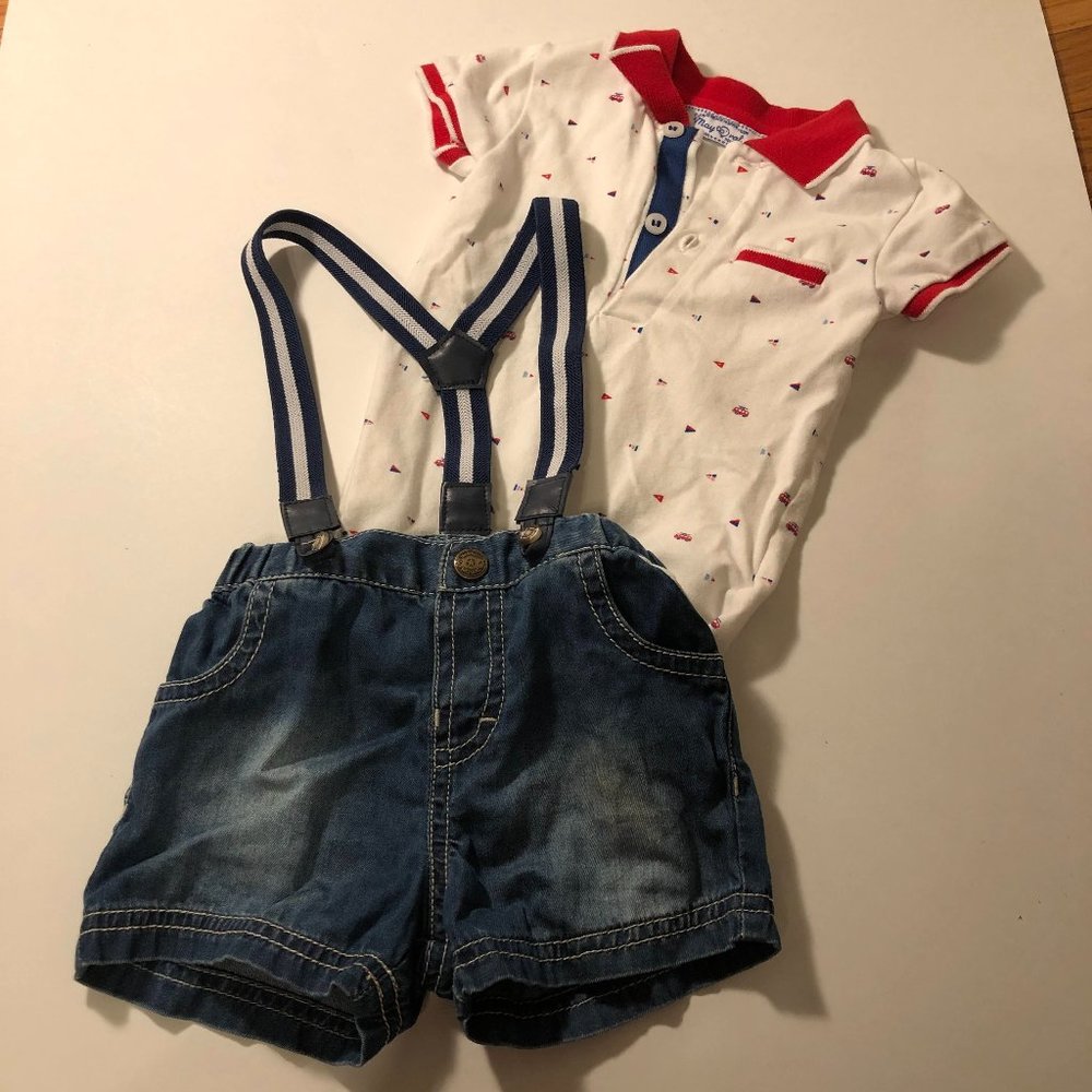 Mayoral Summer Outfit Size 6-9M